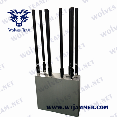80 W interferentes de sinal de telemóvel GSM Lte 4g 5g GPS Wifi Lojack Wifi