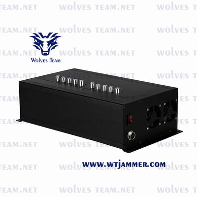 100 Meter Desktop Jammer de sinal de telefone celular Para GSM PCS DCS CDMA 3G 4G 5G sinal