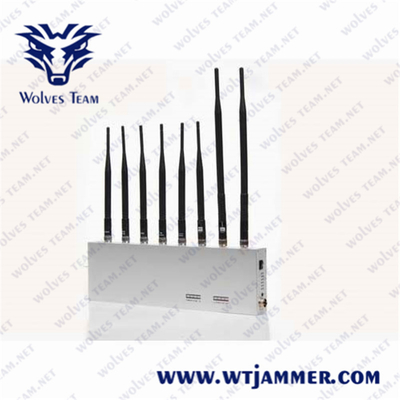 8 antenas 8 bandas bloqueador de sinal 3g 4g GPS Wifi 2.4g bloqueador