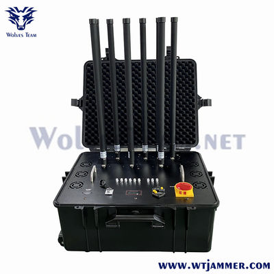 comprar Portátil Tipo 8 Bandas GPS Wi-Fi GSM 3G 4G 5G sinal de telefone celular Jammer preço da fábrica online manufacture