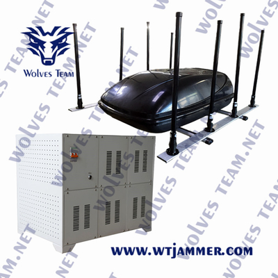 6 bandas WiFi de alta potência1.2g WiFi2.4G WiFi5.8 GSM900 Veículo Drone Jammer