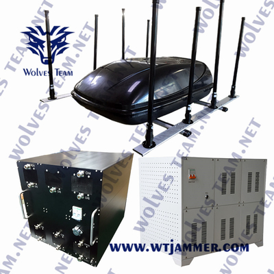 6 bandas WiFi de alta potência1.2g WiFi2.4G WiFi5.8 GSM900 Veículo Drone Jammer