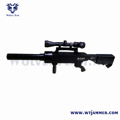 VIP Proteção Drone Jammer com bateria recarregável e 800-1200m Jamming Range