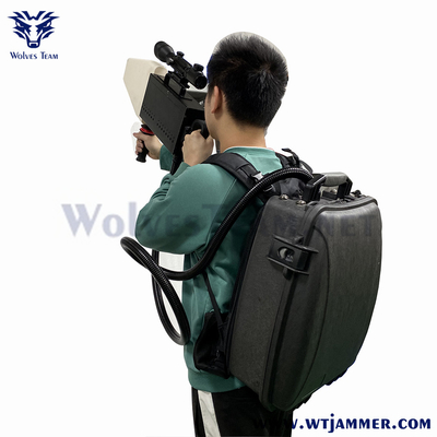 Até 4000m Jamming Range High Power Drone Jammer para Manpack VIP Proteção Defesa