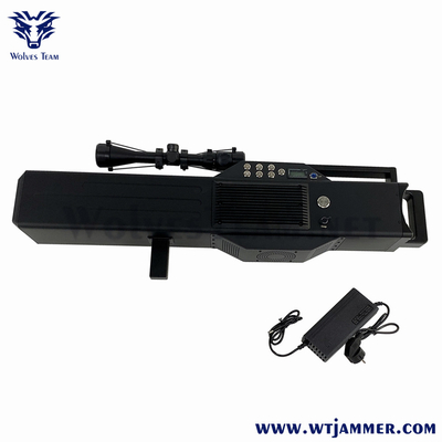 1200 metros GPS WiFi5.8g Drone Jammer de sinal de mão VIP Proteção de segurança