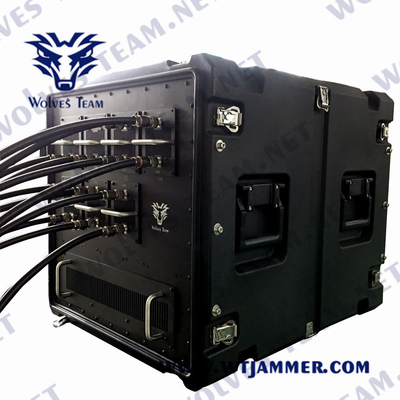 IED Bomba 22 bandas de alta potência GSM 5G UHF VHF RF Jammer de sinal montado no carro