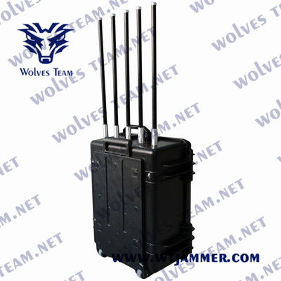comprar Exército Militar 10 Bandas Drone Jammer Anti Uav Jammer até 5000 metros online manufacture
