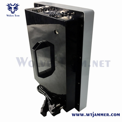 4 bandas de proteção VIP portátil Segurança 1200m GPS Wi-Fi Drone Jammer de sinal