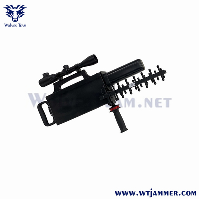 Frequência de sinal de drone portátil RF 433MHz WiFi 5.8g Gpsl1 Jammer de sinal