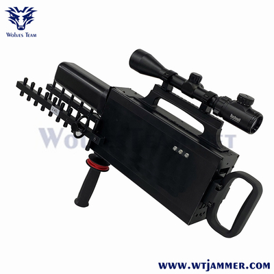 Frequência de sinal de drone portátil RF 433MHz WiFi 5.8g Gpsl1 Jammer de sinal