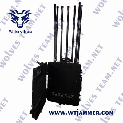 Bombas IED militares de alta potência DDS Programável 20-2500MHz Jammer de sinal