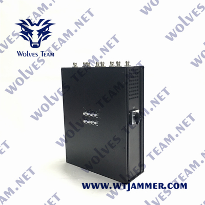 6 canais 160W GPS Wi-Fi 5.8g Mochila de interferência até 2000m Drone Jammer de sinal
