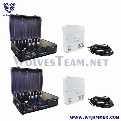 8 Banda Saco de mão portátil WIFI2.4G WIFI5.8G 2G 3G 4G Cell Pone Jammer
