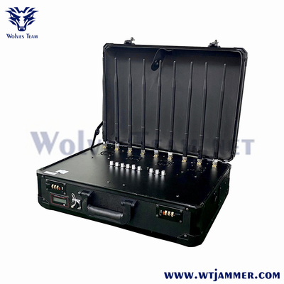 8 Banda Saco de mão portátil WIFI2.4G WIFI5.8G 2G 3G 4G Cell Pone Jammer