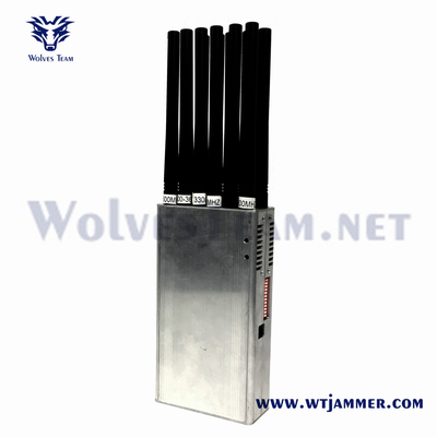 14 antenas portáteis Jamme de sinal vendas de fábrica para 3G 4G 5G Wi-Fi UHF VHF GPS Lojack sinal de telefone celular jammer