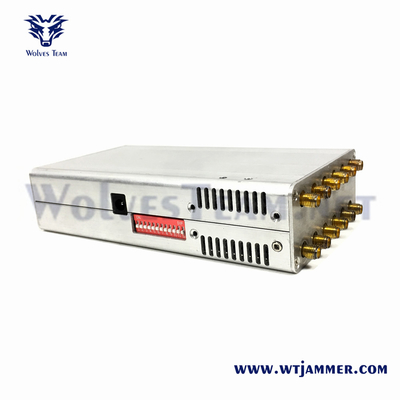 14 antenas portáteis Jamme de sinal vendas de fábrica para 3G 4G 5G Wi-Fi UHF VHF GPS Lojack sinal de telefone celular jammer