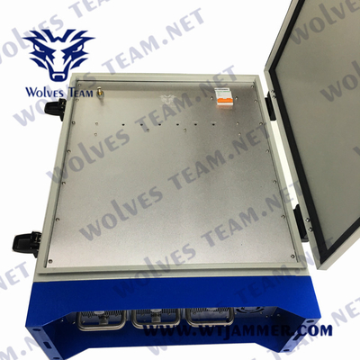 WIFI5.8G PCS DCS 4G 5G Jammer de sinal Cada banda funciona de forma independente para interferência personalizável