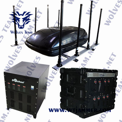 comprar High Power Vehicle IED Bomb Jammer 100MHz-7Ghz Signal Jammer up to 1000 meters online manufacture