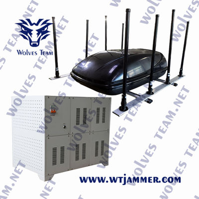 comprar High Power GPS VHF UHF Mobile Phone Jammer For VIP Protection 300-1000 meters online manufacture