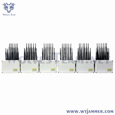 comprar 10 Canais Desktop RF Signal Jammer 2W Bloqueador de Frequência Sem Fio Fabricação em linha