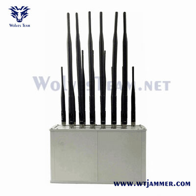 comprar 16 Band Desktop Signal Jammer Frequência total 20-6000MHz GPS Wi-Fi 5g Fabricação em linha