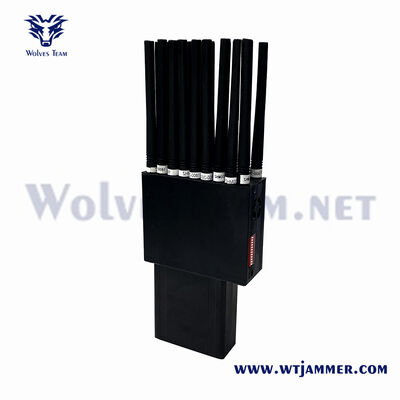 comprar 12 antenas interferente de sinal portátil com alcance de 2 a 20 m e duração da bateria de 2,0 horas Fabricação em linha