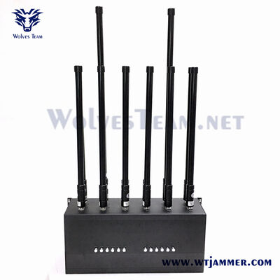 comprar o bloqueador celular do Desktop da faixa 100W 12 bloqueia GPS L1 L2 e todas as faixas 2g a 5g Fabricação em linha
