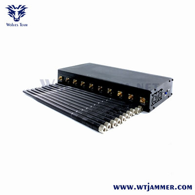 comprar 10 canais Industrial Jammer de sinal Desktop & Car Usar todos os bloqueadores de sinal sem fio Fabricação em linha