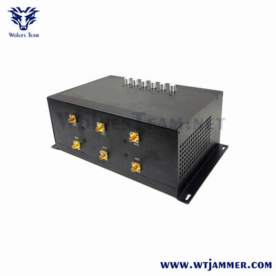 comprar Black Style 6 Antennas Interruptor de sinal de potência ajustável Multi Band WiFi GPS Bloqueador de drones de telefone celular Fabricação em linha