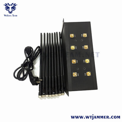 comprar 8 Antenas Interruptor de sinal de potência ajustável Multi Band WiFi GPS 5G Drone Blocker Fabricação em linha