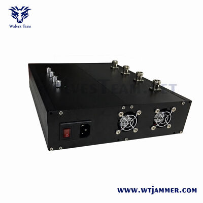 comprar Bloqueador ajustável do RF do GPS do anti-zangão da faixa do jammer do sinal de potência de 4 antenas Fabricação em linha