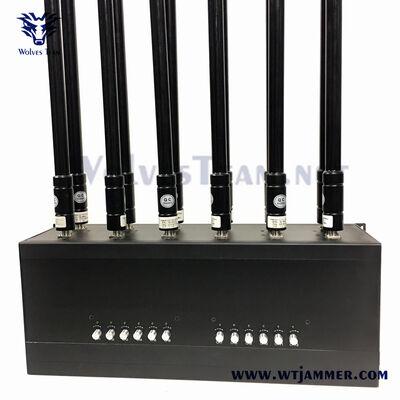 comprar Grade industrial 12 canais regulado sinal de potência bloqueador anti-drone anti- rastreamento escudo de sinal sem fio de freqüência completa Fabricação em linha