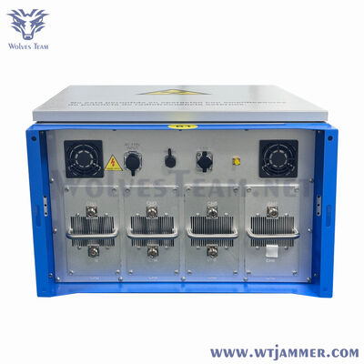comprar Jammer de sinal do tipo estação base de alta potência de 8 canais com antenas do setor para segurança do perímetro da prisão Fabricação em linha