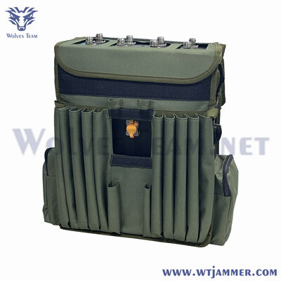 comprar 4/6/8 Antenas + Antena VHF/UHF Mochila Jammer | Bloqueador de sinal RF multibanda anti-drone e IED Fabricação em linha