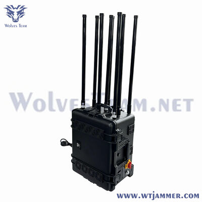 comprar Jammer portátil de drone de alta potência de 10 canais e bloqueador de sinal IED para antiterrorismo Fabricação em linha