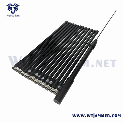 comprar Trolley Case 12 Antenas All-Band Jammer para 2G / 3G / 4G / 5G, GPS, WiFi & UAV Countermeasure Fabricação em linha