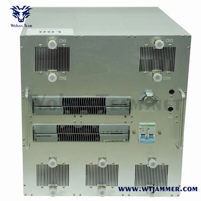 comprar Silver Style Wolves Team 10 canais Industrial RF Jammer, Ultra High Power estacionário bloqueador de sinal para uso de fronteira Fabricação em linha
