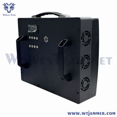 comprar Equipa de Lobos Discreto Anti-UAV Jammer, Bateria Alimentada Portable Drone Defesa Dispositivo para VIP & Eventos Proteção Fabricação em linha