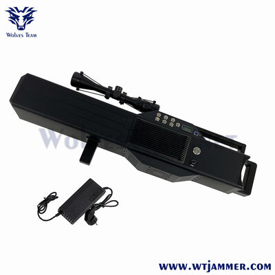 comprar Arma de bloqueio anti-drone de 8 km - bloqueador de sinal de UAV direcional de alta potência com antena de caixa Fabricação em linha