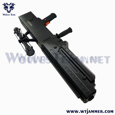 comprar Pistola de interferência anti-drone tática futurista - Bloqueador de sinal portátil integrado Fabricação em linha