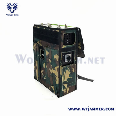 comprar Bloqueador de sinal RF de mochila de 5 canais para GPS e WIFI e blindagem anti-drone e anti-IED Fabricação em linha
