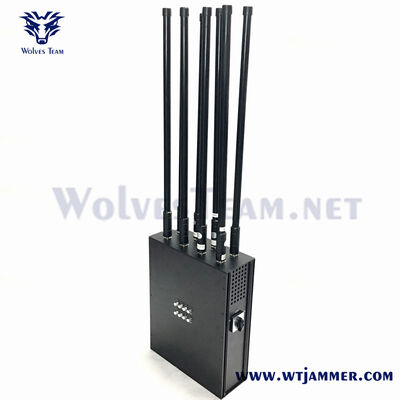comprar 8 canais High Power RF Backpack Signal Jammer para GPS & WIFI & Anti-Drone & Anti-IED Shielding Fabricação em linha