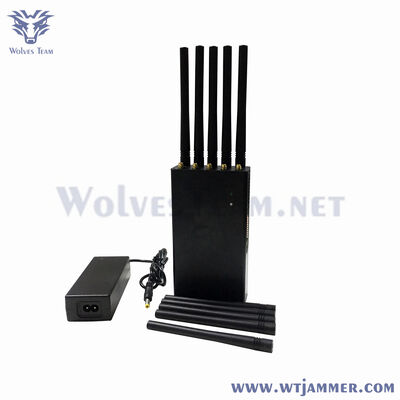 comprar Bloqueador portátil de alta potência 2G/3G/4G/5G/WiFi de 10 canais Fabricação em linha