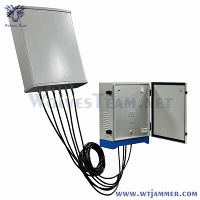 comprar 6 jammer impermeável exterior do sinal das faixas 300W com antenas direcionais Fabricação em linha