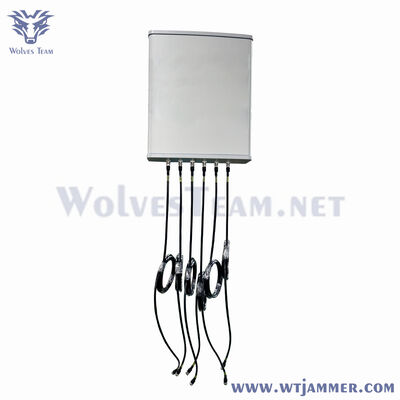comprar 6 canais 300W interferente de sinal de alta potência 300m alcance 4G 5G bloqueador de recepção de telefone celular Fabricação em linha