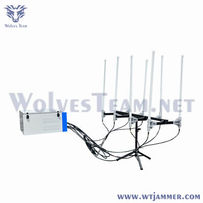 comprar 10 banda 600W jammer exterior impermeável de longa distância com antena direcional substituível Fabricação em linha