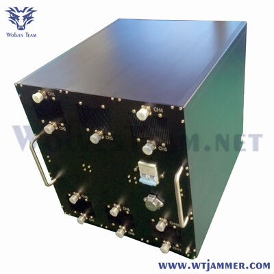 comprar Todas as frequências 13 bandas celular GPS LoJack VHF UHF 5G sinal à prova d'água Jammer 1000m raio Fabricação em linha