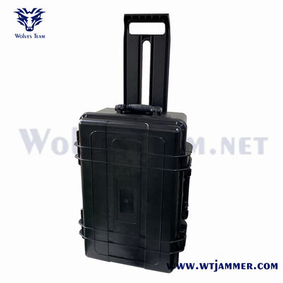 comprar 6 canais 30W portátil Full Band Jammer de sinal para proteção temporária interna e externa Fabricação em linha