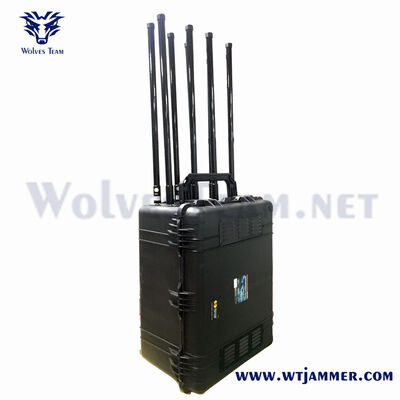 comprar 8 Bandas Portavel Trolley Case High Power Full Band Jammer de sinal Fabricação em linha