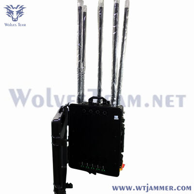 comprar 5 canais maleta portátil bloqueador de sinal de banda cheia para campo ao ar livre e implantação móvel Fabricação em linha